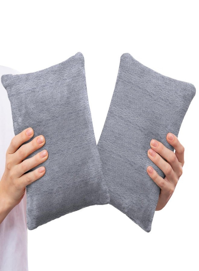 1 MIDDLE ONE 2 Pack Small Pillow, Cooling Memory Foam Mini Pillow 11 X 7 Inches for Sleeping, Travel, Neck, Knee Support, Tiny Cushion for Pet, Dogs (Grey) - Image 1